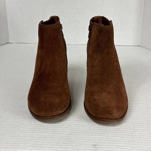 Lucky Brand NWOB Zorla Bootie Women's 8 M Roasted Leather Wedge - Picture 8 of 16